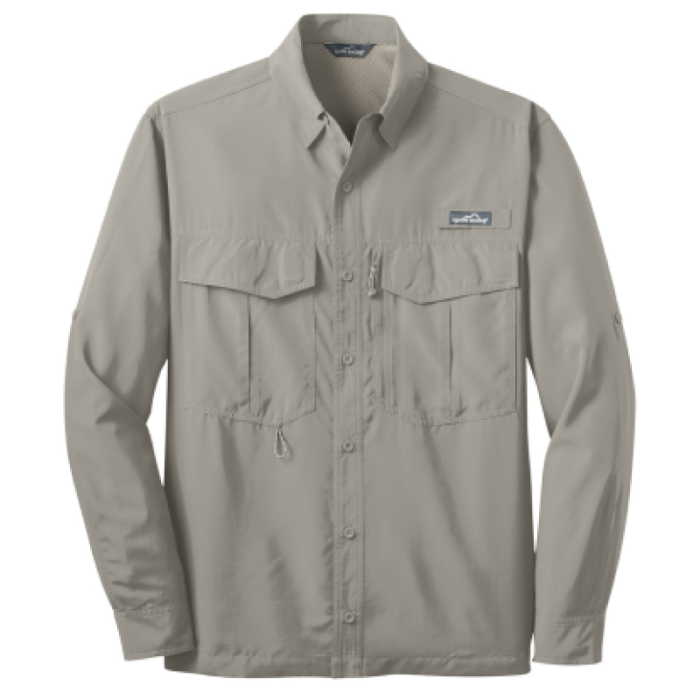 Eddie Bauer Fishing Shirt - EB600 -Driftwood (Special Order)