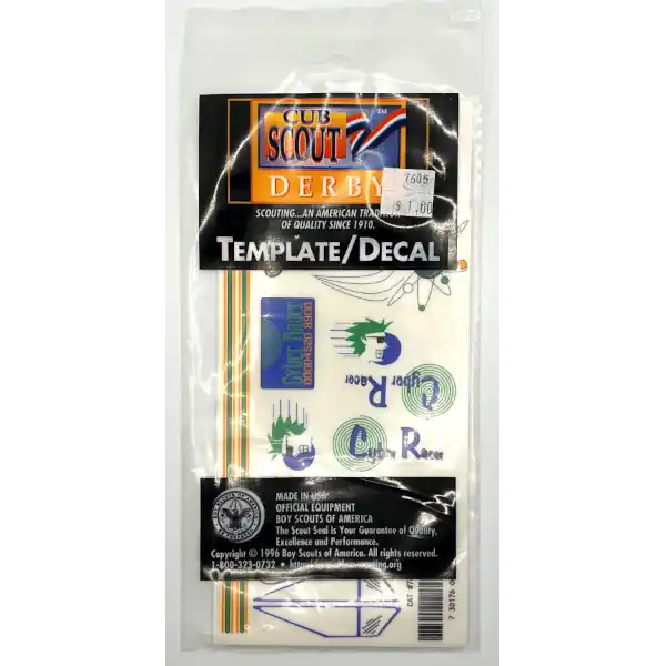 Pinewood Derby Decal - Accessories