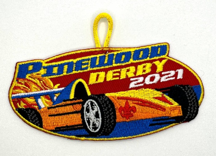 Pinewood Derby Patch Emblem 2021