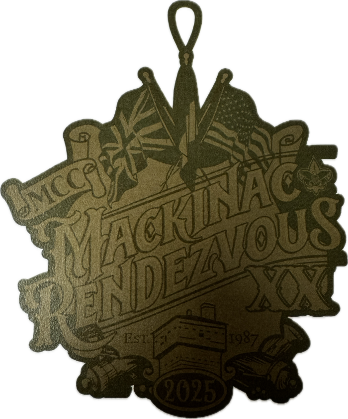 Mackinac Rendezvous Ghosted Patch