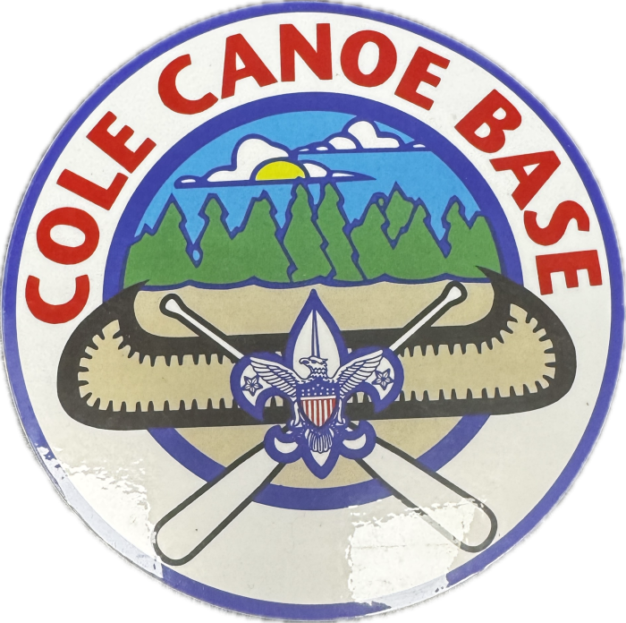 Cole Canoe Base 7" Round Sticker